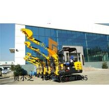農(nóng)林果園挖掘機價格，小型挖坑機使用，小型履帶挖掘機